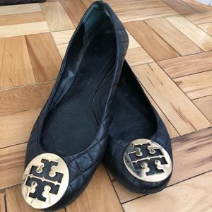 Black Tory Burch Flats